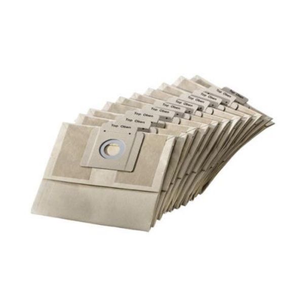 Picture of PKT OF 10 KARCHER PAPER VACUUM BAGS FOR BV5/1 BACKPACK