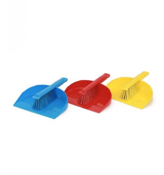 Picture of BROWNS BRUSH & DUST PAN SET (RANDOM COLOURS)