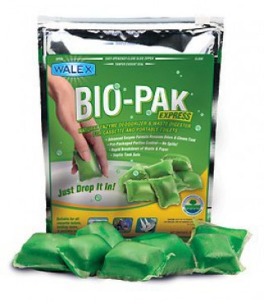 Picture of PKT 10 GREEN BIOPAK TOILET TANK DEODORISER PODS