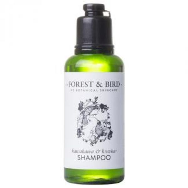 Picture of BOX 128 X 35ML FOREST & BIRD HUIA SHAMPOO BOTTLES