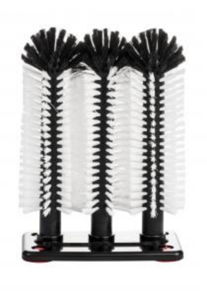 Picture of TRIPLE HEDGEHOG SUCTION MOUNTED GLASS BRUSH