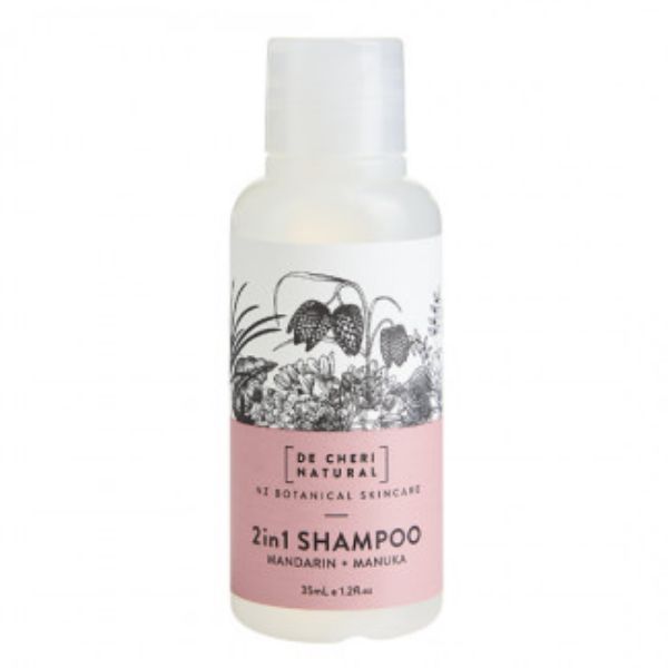 Picture of BOX OF 128 DE CHERI NATURAL COND/SHAMPOO BOTTLES