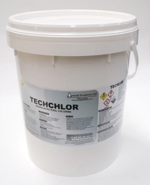 Picture of 20KG BUCKET TECHLOR GRANULATED POOL CHLORINE