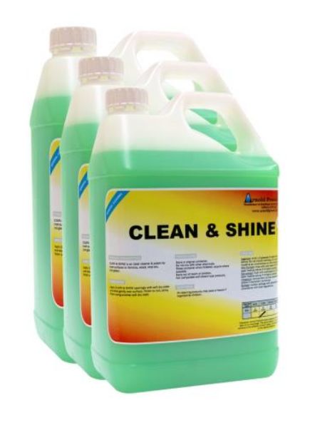 Picture of 3 X 5L CLEAN AND SHINE CLEANER AND POLISH