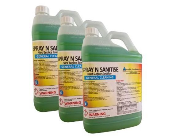 Picture of 3 X 5L SPRAY N SANITISE MULTI SURFACE CLEANER