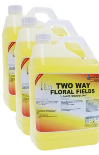Picture of 3 X 5L TWO WAY CLEANER & DISINFECTANT - FLORAL FIELDS