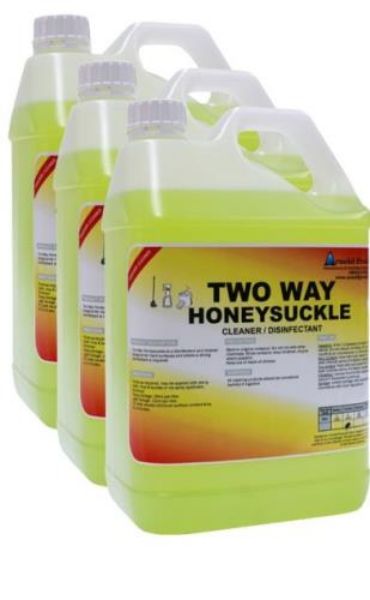 Picture of 3 X 5L TWO WAY CLEANER & DISINFECTANT - HONEY SUCKLE