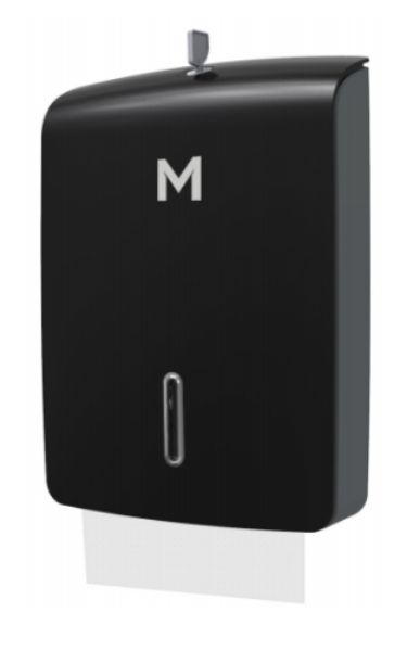 Picture of MPH TALL SLIMFOLD TOWEL DISPENSER 600 SHEET BLACK
