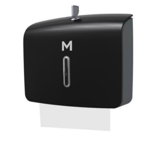 Picture of MPH SLIMFOLD TOWEL DISPENSER 300 SHEET BLACK