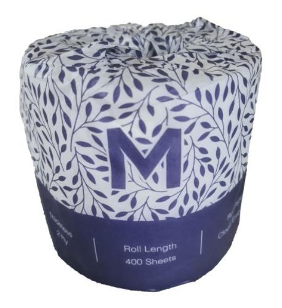 Picture of BOX 48 X 400S ROLLS MPH 2PLY TOILET TISSUE (INDV WRAP)