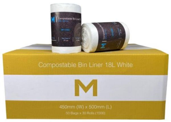 Picture of ROLL OF 50 X 18L MPH COMPOSTABLE BIN LINER