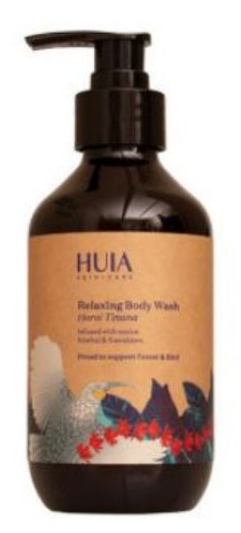 Picture of BOX 16 X 300ML HUIA FOREST & BIRD BODY WASH BOTTLES