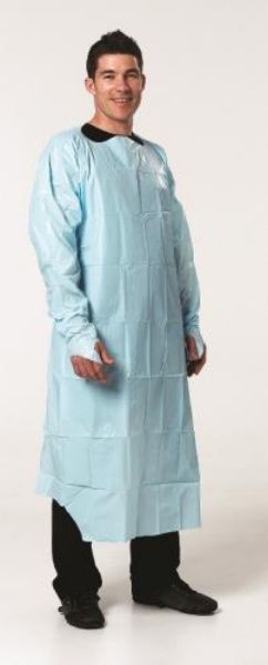 Picture of PKT OF 10 POLYTHENE ISOLATION GOWNS (ONE SIZE)