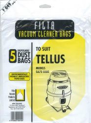 Picture of PKT OF 5 FILTA PAPER VACUUM BAGS FOR TELLUS/PULLMAN BACKPACK