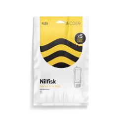 Picture of PKT OF 5 FILTA FLEECE VACUUM BAGS FOR NILFISK BACKPACK