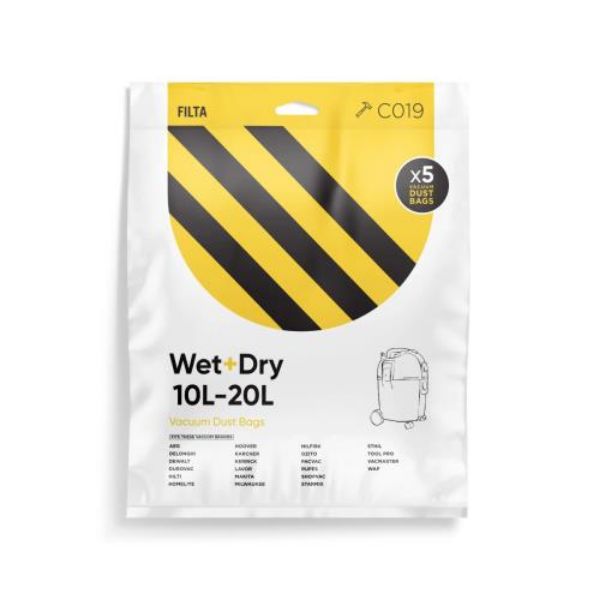 Picture of PKT OF 5 FILTA MICRO VACUUM BAGS FOR NILFISK ALTO