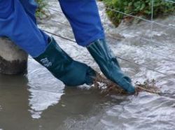 Picture of PAIR OF INDUSTRIAL GREEN DOUBLE DIPPED GLOVES (SHORT ARM)