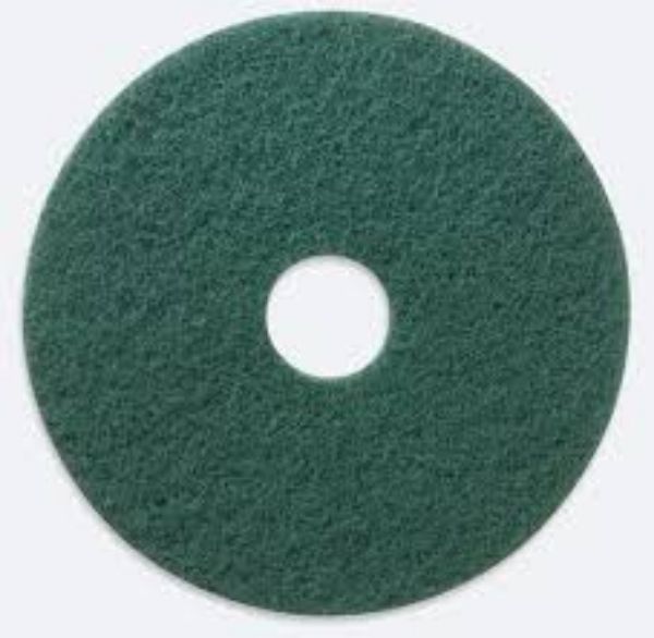 Picture of SINGLE 3M 20" ROUND BUFFER PAD (GREEN)