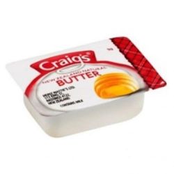 Picture of TRAY OF 100 X 9G PORTIONS CRAIGS - BUTTER