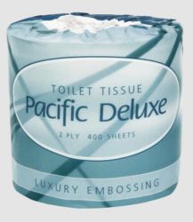 Picture of BOX 48 X 400S PACIFIC DELUXE 2PLY TOILET TISSUE (INDV WRAP)