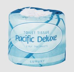 Picture of BOX 48 X 700S PACIFIC DELUXE 2PLY TOILET TISSUE (INDV WRAP)