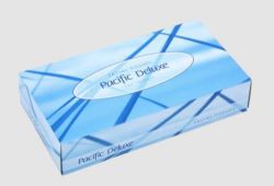 Picture of BOX 48 X 100S PACIFIC DELUXE 2PLY FACIAL TISSUES (RECTANGLE)