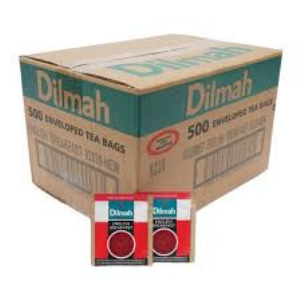 Picture of BOX OF 500 DILMAH ENGLISH BREAKFAST ENVELOPED TEA BAGS