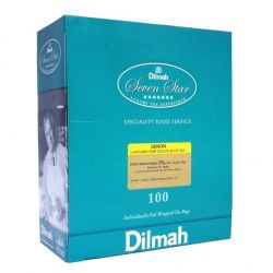 Picture of BOX OF 100 DILMAH LEMON ENVELOPED TEABAGS