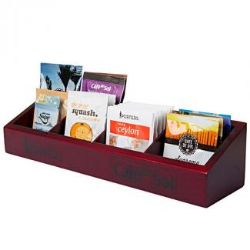 Picture of FOUR COMPARTMENT WOODEN BEVERAGE DISPLAY TRAY FOR HEALTHPAK