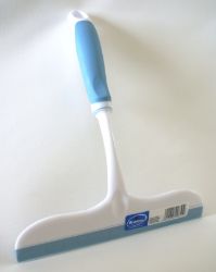 Picture of BROWNS BLUE/WHITE SOFT GRIP BATHROOM/BENCH SQUEEGEE