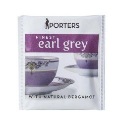 Picture of BOX OF 200 PORTERS EARL GREY ENVELOPED TEA BAGS