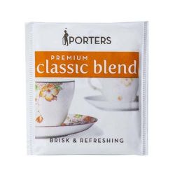 Picture of BOX OF 500 PORTERS PREMIUM CLASSIC BLEND ENVELOPED TEA BAGS