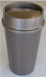 Picture of GREY SWING-TOP ROUND WASTE BIN 60L