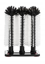 Picture of TRIPLE HEDGEHOG SUCTION MOUNTED GLASS BRUSH