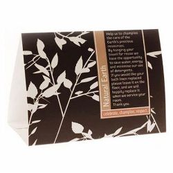 Picture of BOX 50 DE CHERI NATURAL ENVIRONMENTAL TENT CARDS