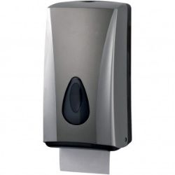 Picture of PREMIER 2 ROLL & INTERLEAVE TOILET TISSUE DISPENSER (SILVER)