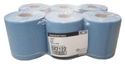 Picture of BALE OF 6 X 180M SORBX CENTREFEED ROLLS 2PLY (BLUE RECYCLED)