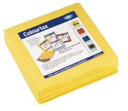 Picture of 10PK OF COLOURTEX CLOTHS (YELLOW)