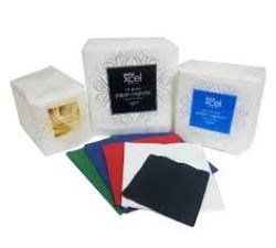 Picture of BOX OF 1000 PURE EXCEL 2PLY DINNER SERVIETTES (DARK GREEN)