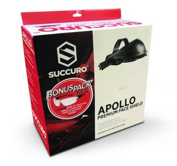 Picture of SUCCURO APPOLLO FACE SHIELD MASK BONUS PACK