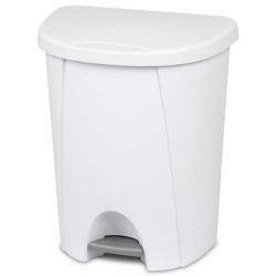 Picture of STERILITE STEP ON PEDAL BIN 25L WHITE