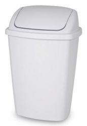 Picture of STERILITE SWING TOP BIN 49L WHITE