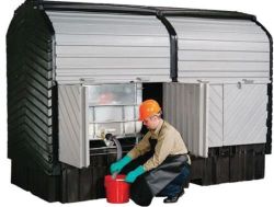Picture of ROLL TOP OUTDOOR STORAGE - DOUBLE IBC