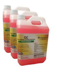 Picture of 3 X 5L QC FOOD SERVICE ALKALINE CLEANER AND SANITISER