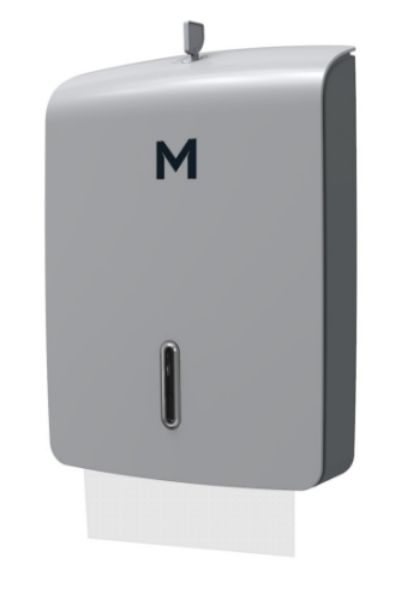 Picture of MPH TALL SLIMFOLD TOWEL DISPENSER 600 SHEET SILVER