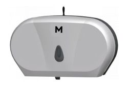 Picture of MPH DOUBLE JUMBO ROLL DISPENSER SILVER