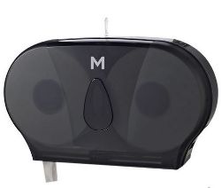 Picture of MPH DOUBLE JUMBO ROLL DISPENSER BLACK