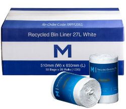 Picture of CTN 1000 MPH 27L WHITE SINGLET BAGS