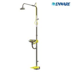 Picture of EMERGENCY SAFETY SHOWER WITH FOOT AND HAND OPERATED EYE WASH