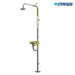 Picture of EMERGENCY SAFETY SHOWER WITH HAND OPERATED EYE AND FACE WASH